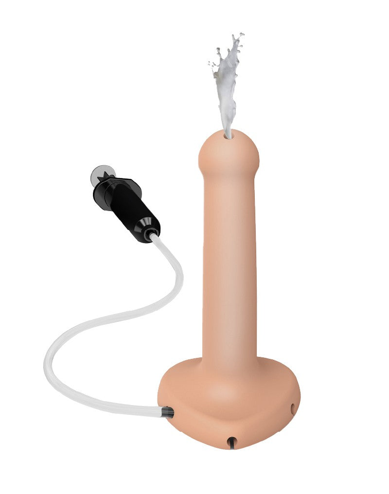 Strap-On-Me - Squirting Cum Dildo - Spuitende Dildo - Maat S - Lichte Huidskleur-Erotiekvoordeel.nl