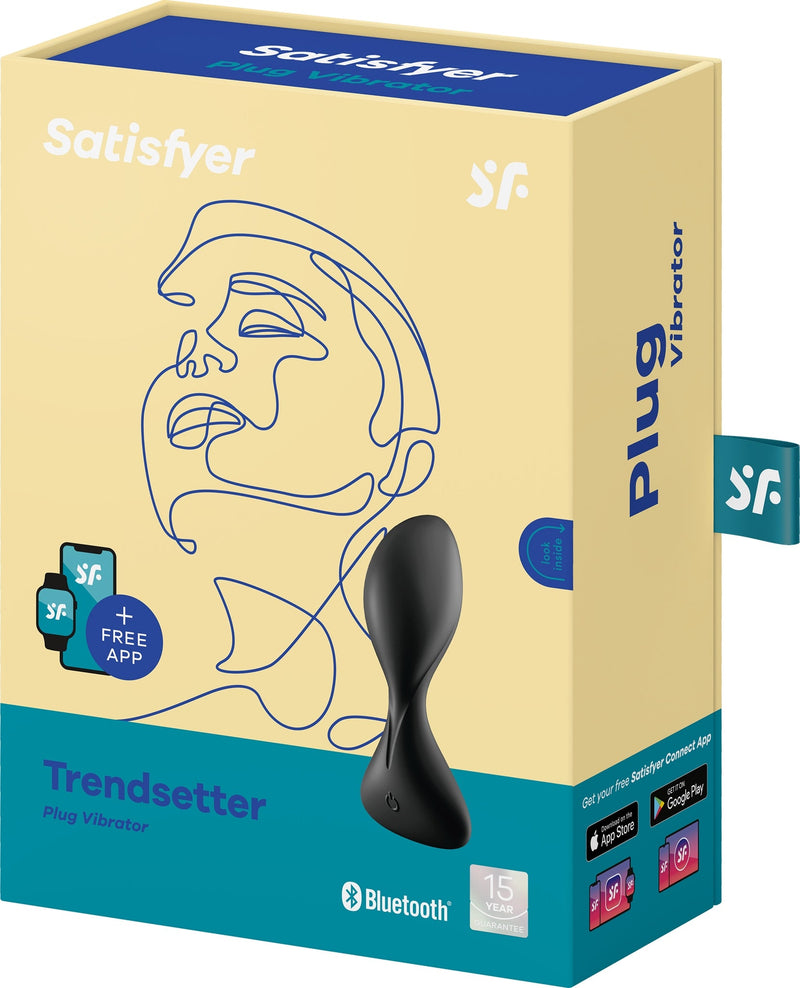 Satisfyer - Trendsetter - Vibrerende Plug met App Control - Zwart-Erotiekvoordeel.nl