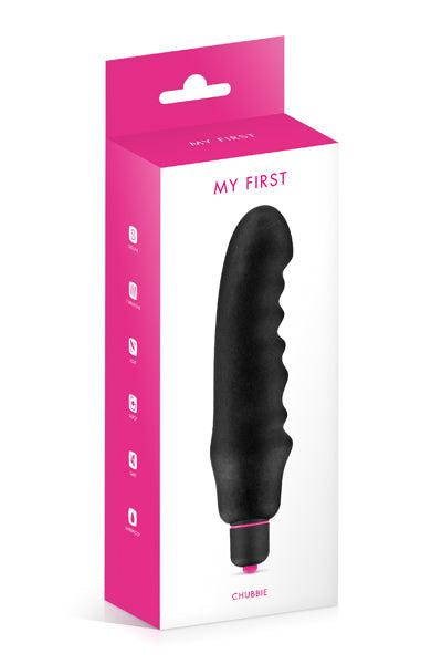 My First - Chubbie Vibrator - Zwart-Erotiekvoordeel.nl