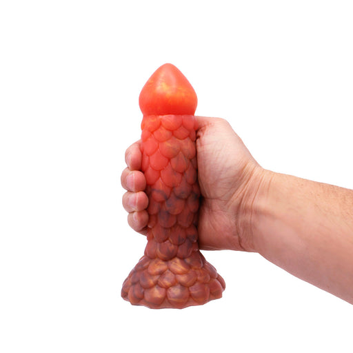 Kiotos Monstar - Dildo Beast 40 - 19 x 4.8 cm - Roze/Goud-Erotiekvoordeel.nl