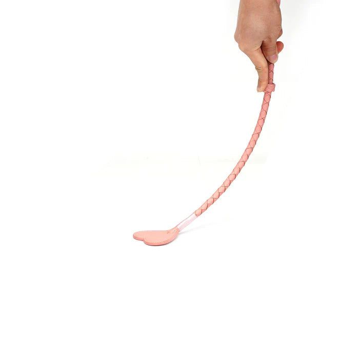 Liebe Seele - Pink Dream Riding Crop - Paardrijzweepje Leer - Roze-Erotiekvoordeel.nl