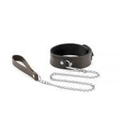 Liebe Seele - Wild Gent - Lederen Halsband Met voering Van imitatiebont En Metalen Riem - exclusief En Luxe ontwerp-Erotiekvoordeel.nl