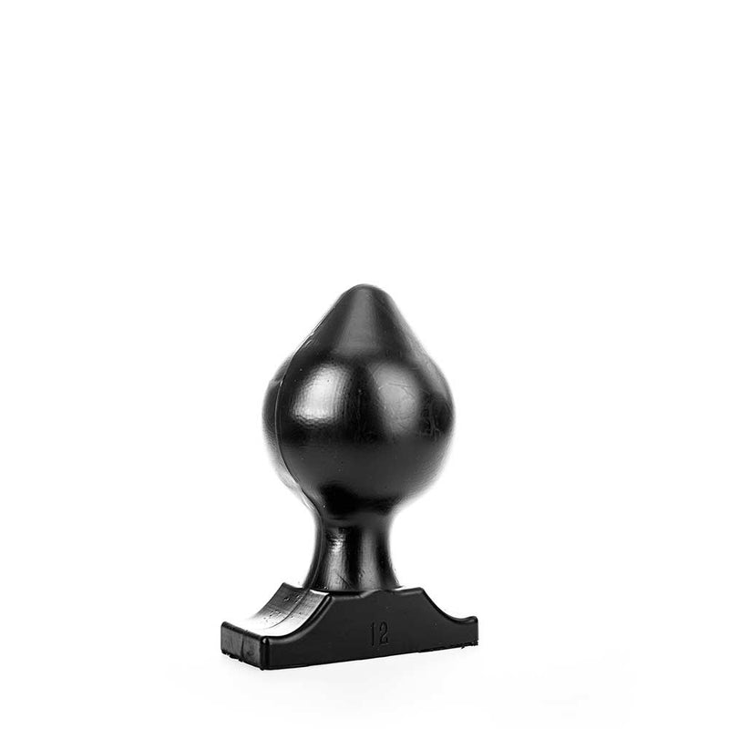 All Black - Big Boy Buttplug - 5 maten - Zwart-Erotiekvoordeel.nl