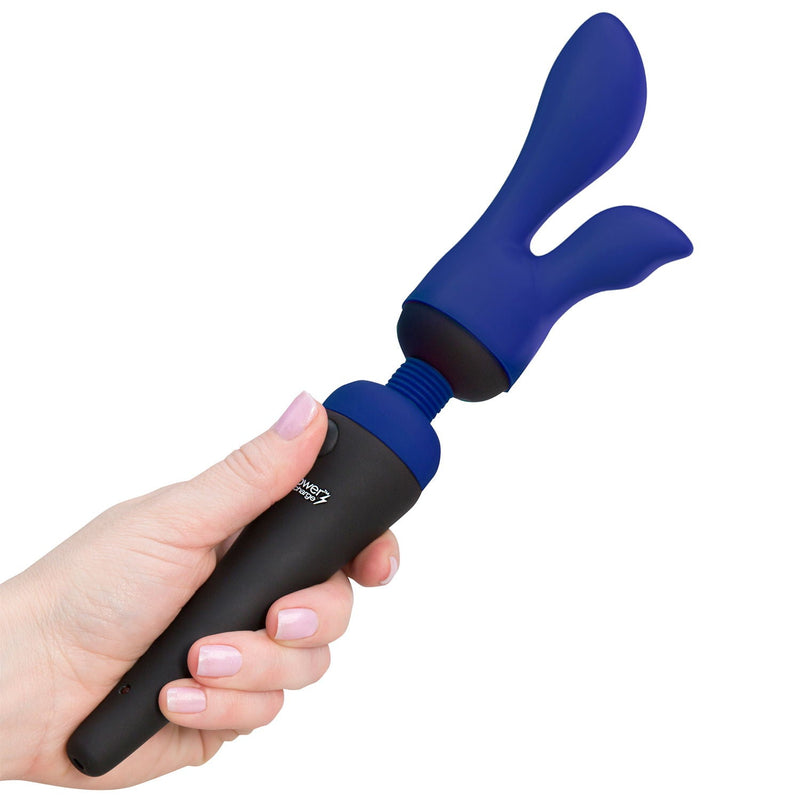 PalmPower - Palmsensual - Wand Vibrator Opzetstukken - Blauw-Erotiekvoordeel.nl