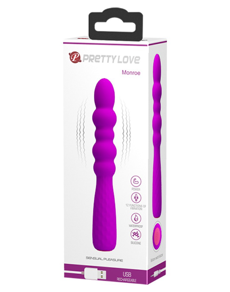 Pretty Love - Buigbare Vibrator Monroe - Dieproze-Erotiekvoordeel.nl