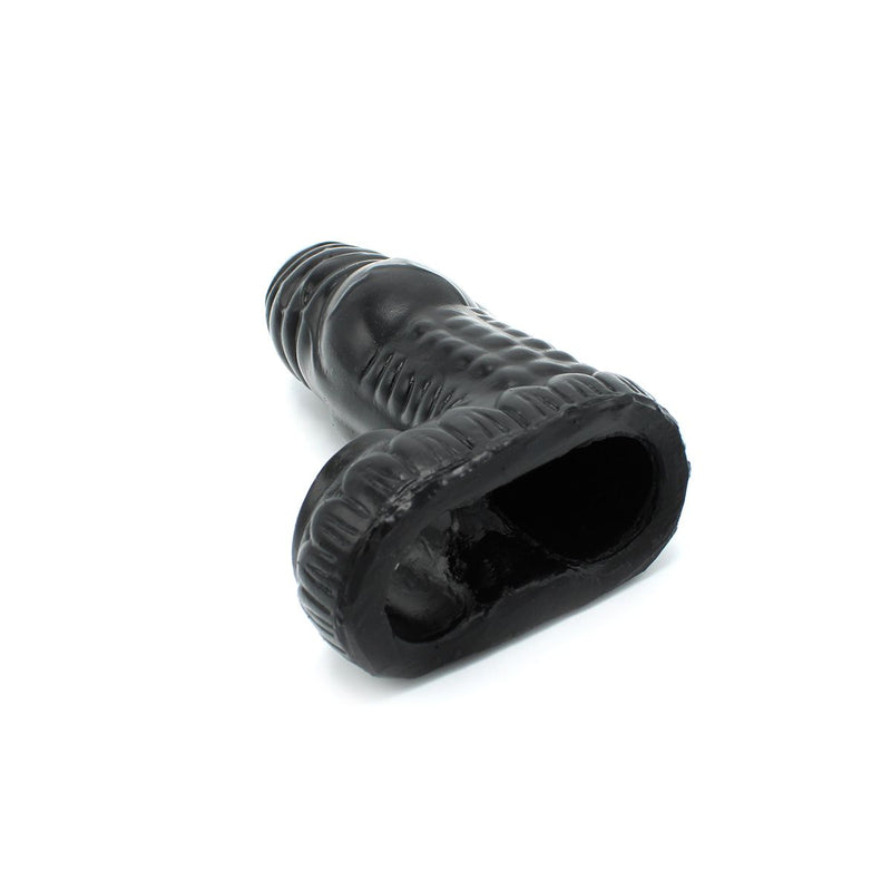 Kiotos Monstar 05 - Penis Sleeve - Penisverlenging - Met Ball Stretcher Opening - Diameter Ø 50 mm - Siliconen - Zwart-Erotiekvoordeel.nl