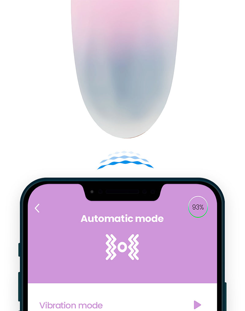 IY - Vibrerend Eitje met App Control - Roze/Blauw-Erotiekvoordeel.nl
