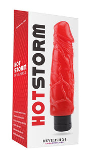 Chisa - Hot Storm Devilish X1 - Realistische Vibrator - Rood-Erotiekvoordeel.nl