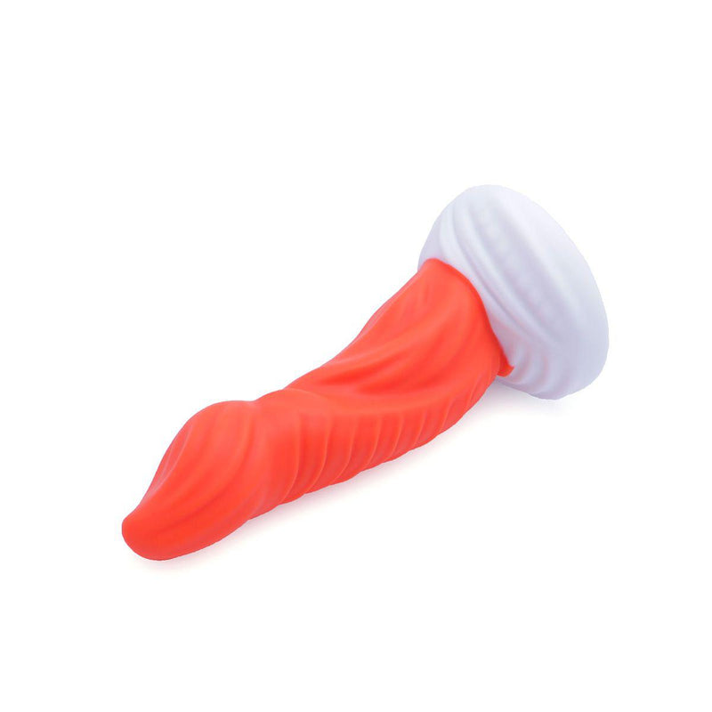 Kiotos Monstar - Dildo Beast No. 52 - Oranje/Wit-Erotiekvoordeel.nl