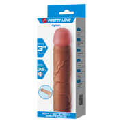 Pretty Love - Kylian - Penisverlenger - 75mm - Bruin-Erotiekvoordeel.nl