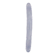Chisa - Hi-Rubber Dubbele Dildo - 32,5 cm - Transparant-Erotiekvoordeel.nl