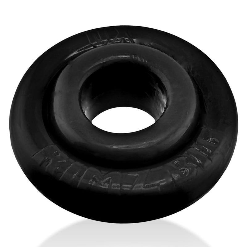 Oxballs - Rimz Big Softlips - Siliconen/TPR Cockring - Zwart-Erotiekvoordeel.nl