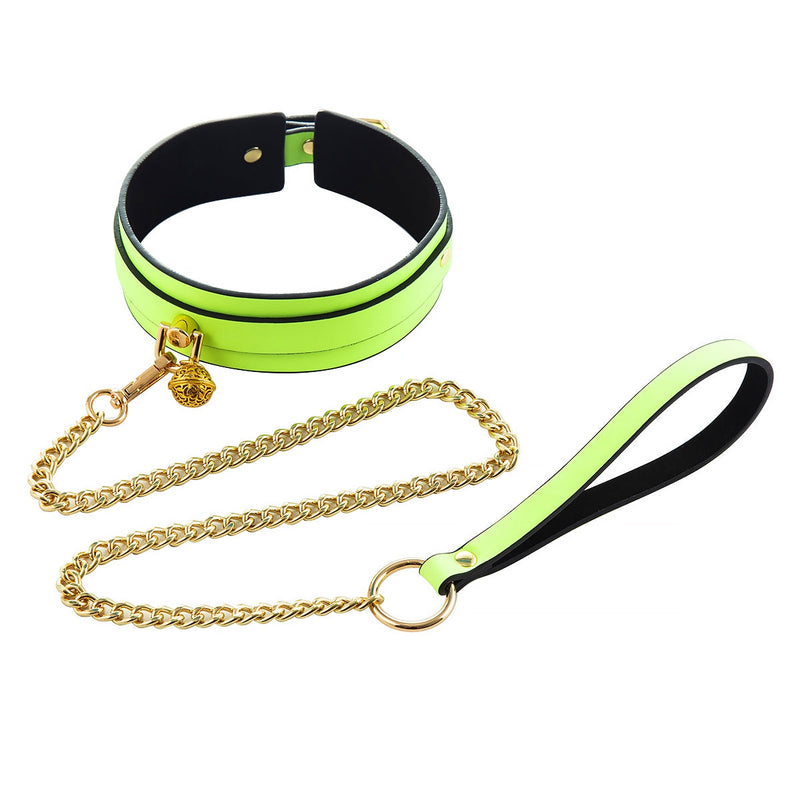 Smart Moves - Collar - Glow-in-the-Dark Groen-Erotiekvoordeel.nl