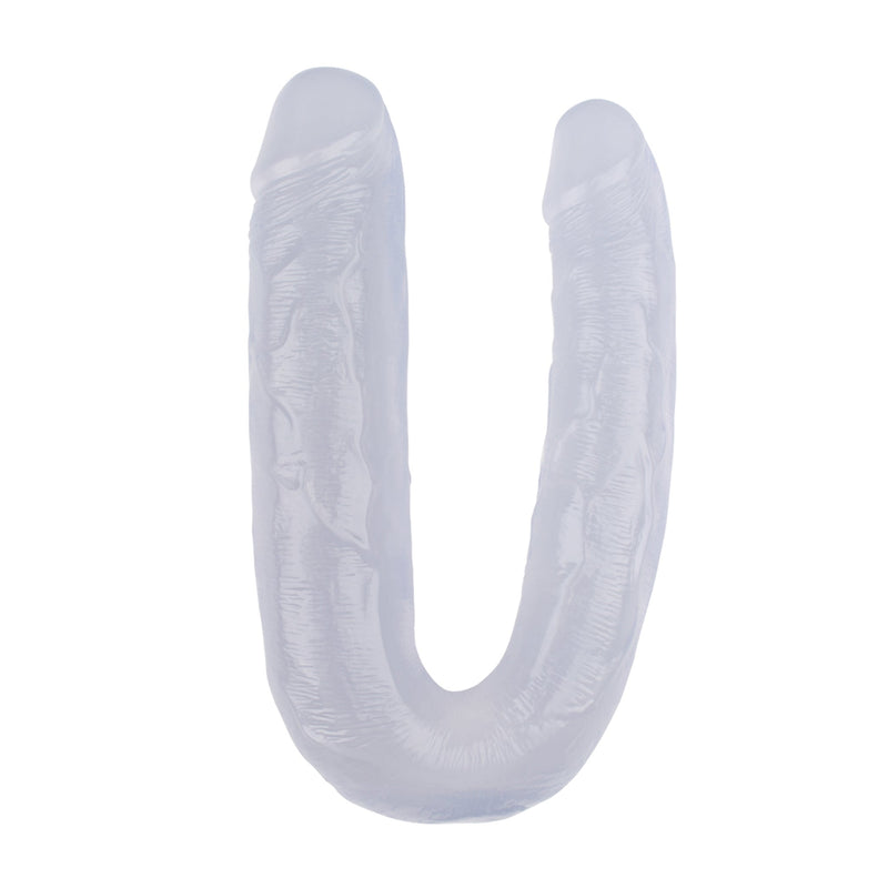 Chisa - Hi-Rubber Dubbele Dildo - 45 cm - Diameter 45 & 50 mm - Transparant-Erotiekvoordeel.nl
