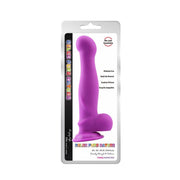 Chisa - DeLuxe Pure Nature Neo Colours - Siliconen Dildo - 26.5 x 5.1 cm - Paars-Erotiekvoordeel.nl