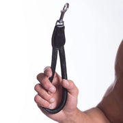 665 Leather - Leiband - Korte Zwarte Hondenriem - City Leash - Short Leash-Erotiekvoordeel.nl