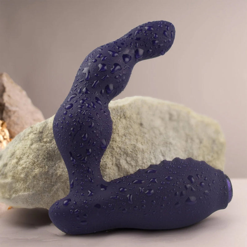 Rocks-off - Nova Dominion - Gebogen prostaat- en perineumstimulator - Blauw-Erotiekvoordeel.nl