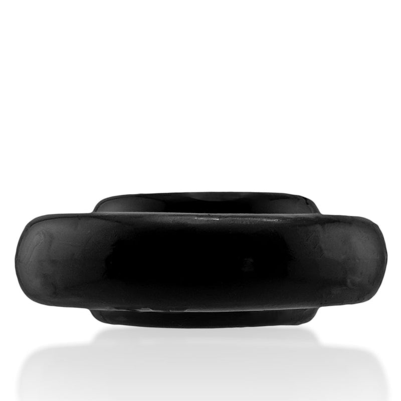 Oxballs - Rimz Big Softlips - Siliconen/TPR Cockring - Zwart-Erotiekvoordeel.nl