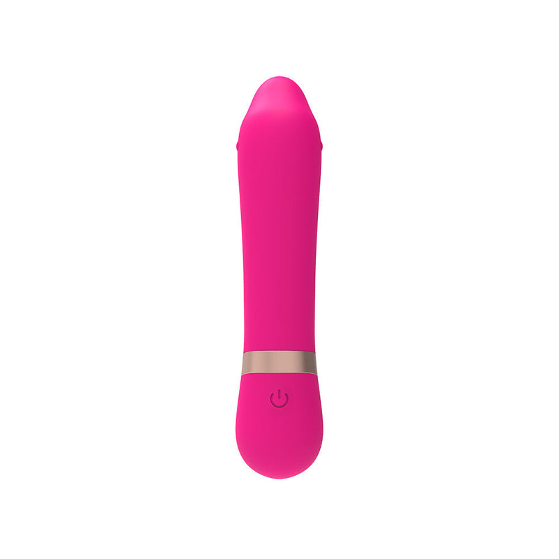 M- Mello - Cuddly Vibe - Siliconen Mini Vibrator - 12 cm - Roze-Erotiekvoordeel.nl