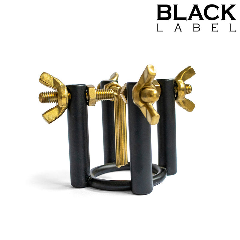 Black Label - 4-Way Urethrale Stretcher - Zwart/Goud-Erotiekvoordeel.nl