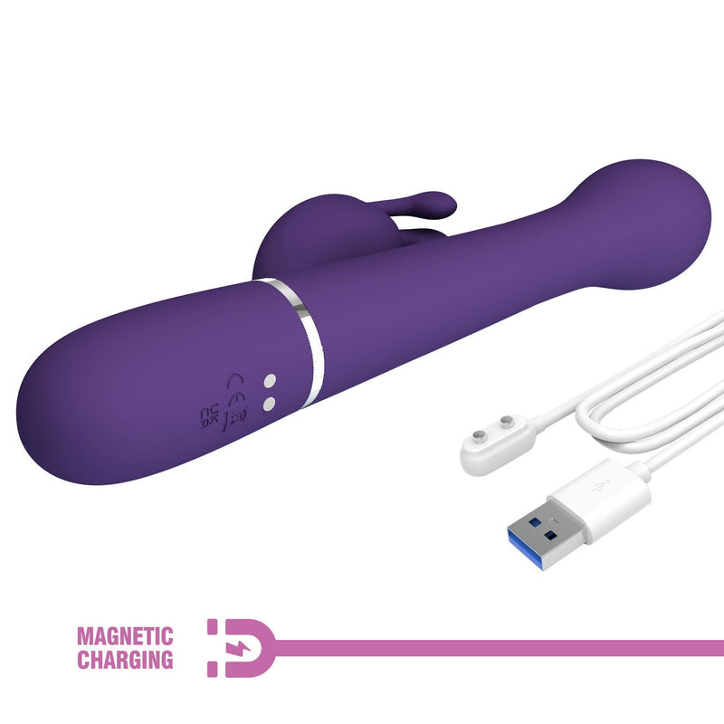 Pretty Love - Dejon - Rabbit Vibrator - Paars-Erotiekvoordeel.nl