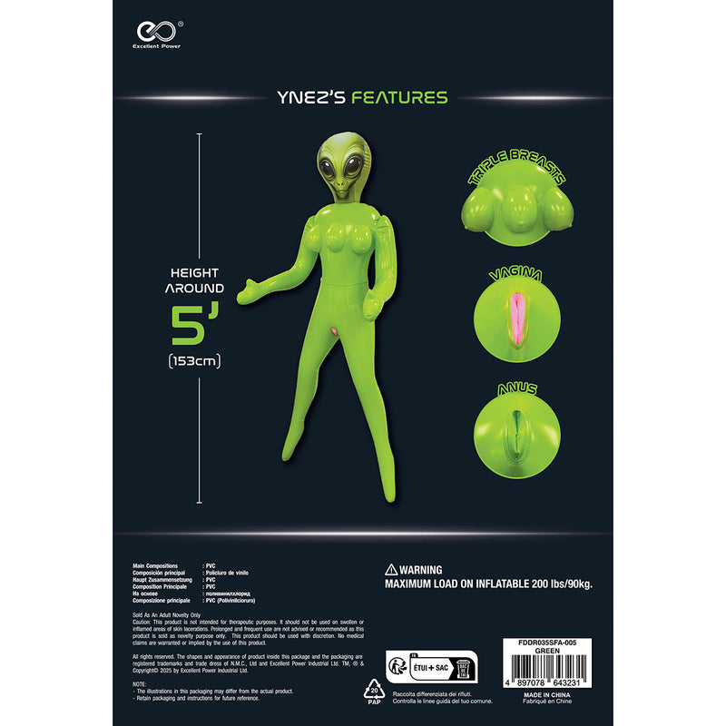 To Infinity - Alien Opblaaspop - Groen