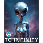 To Infinity - Opblaaspop Alien Vrouw met Drie Borsten - Zilver