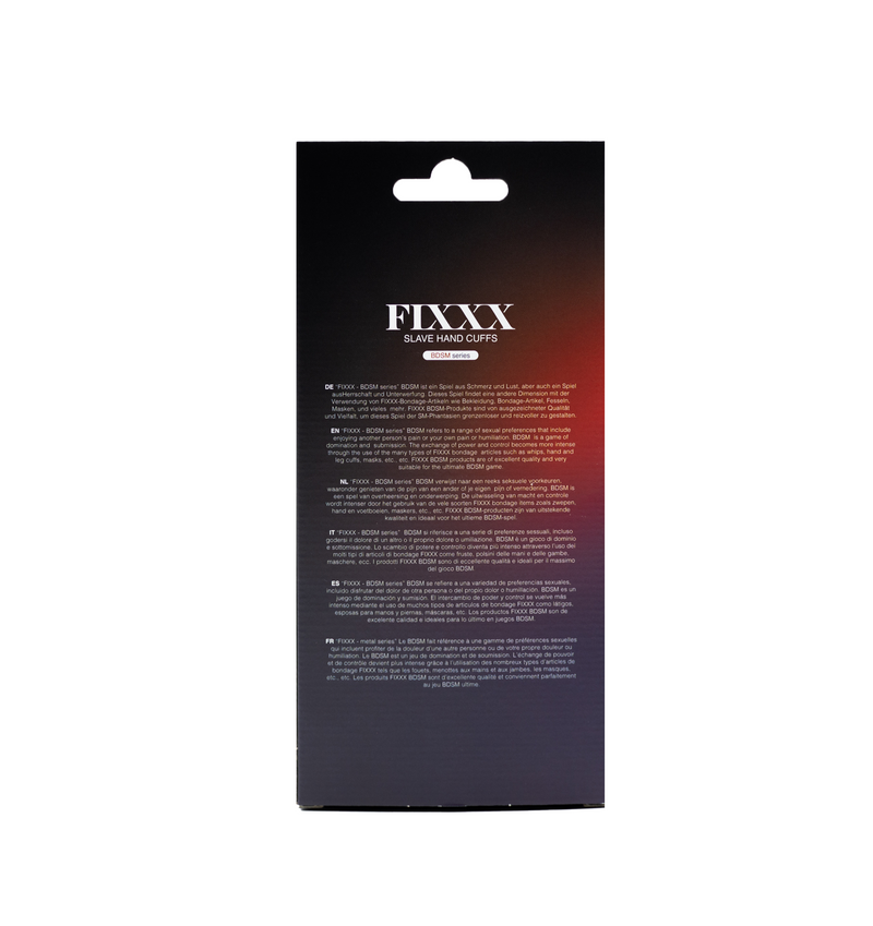 Fixxx - Handboeien met Gouden Letters - SLAVE - Roze-Erotiekvoordeel.nl
