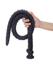 Gangbangster - Big Dick Sneek - Anaal Dildo - 90 x 3.5 cm - Zwart-Erotiekvoordeel.nl