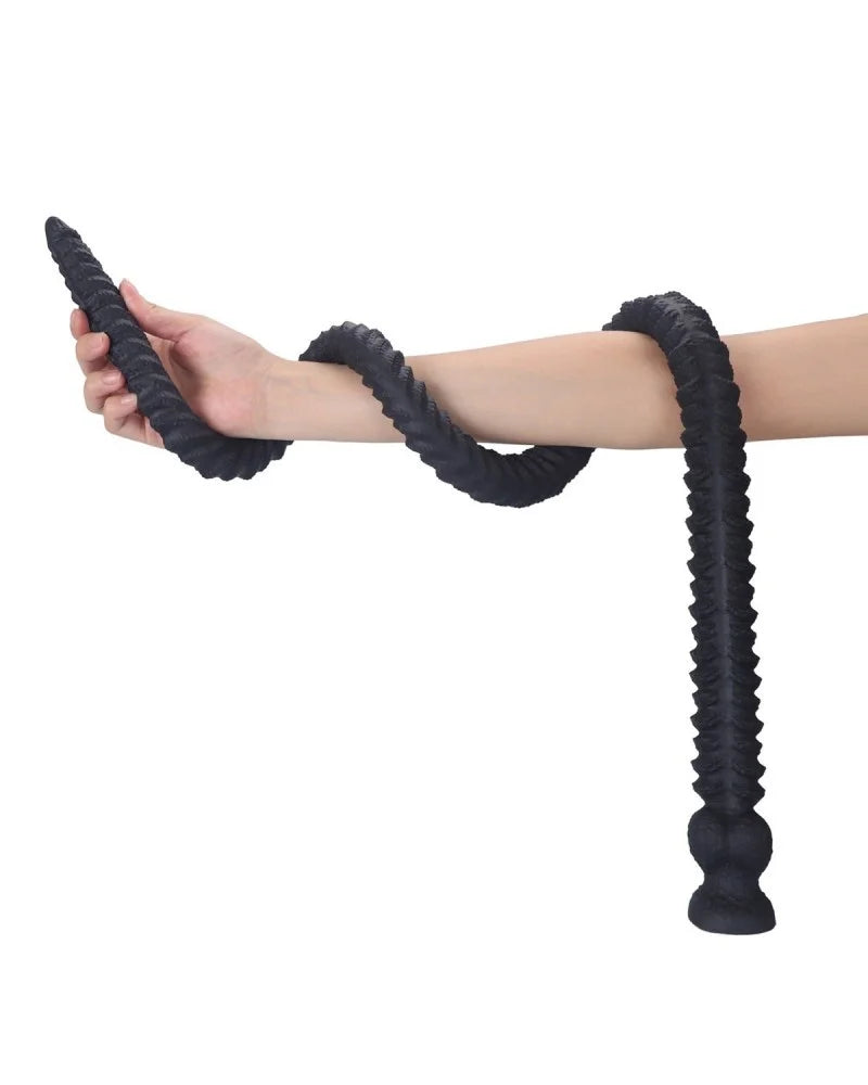 Gangbangster - Big Dick Sneek - Anaal Dildo - 90 x 3.5 cm - Zwart-Erotiekvoordeel.nl