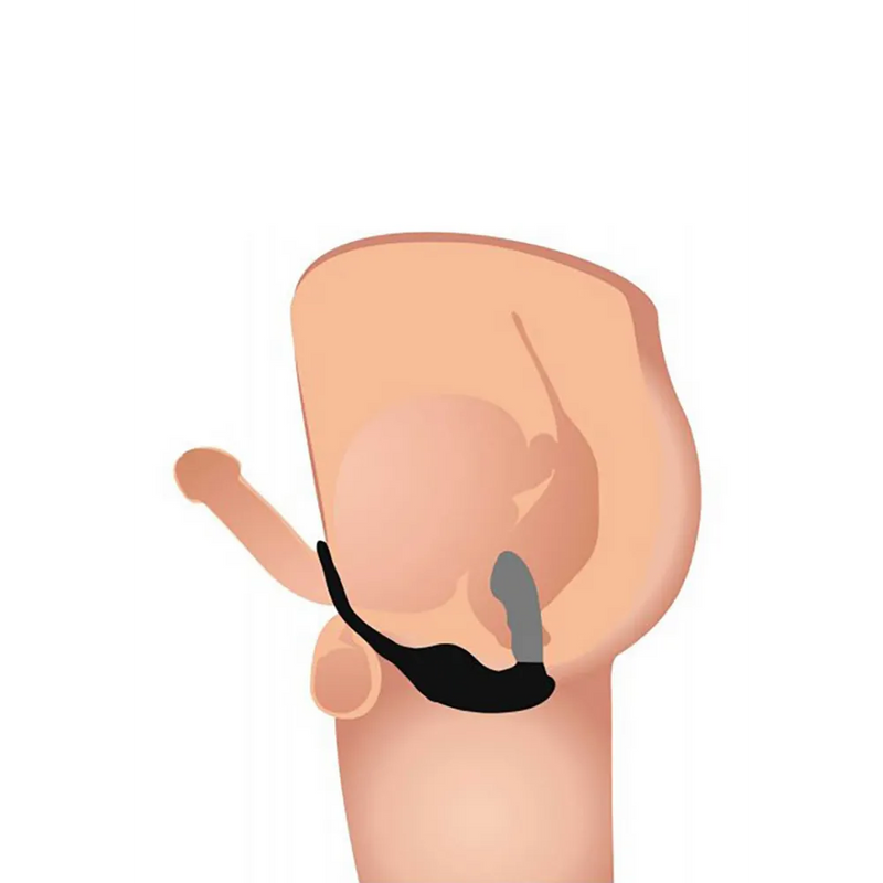 Ass Thumpers - Melkende en Vibrerende Prostaat Vibrator met Cock en Ball Ring