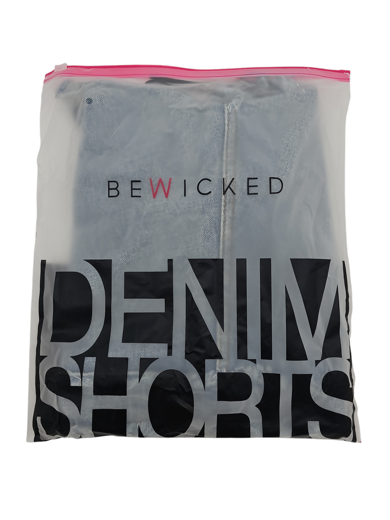 Be Wicked - Tie Me Up - Denim Shorts - Blauw