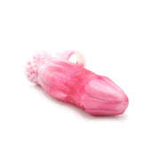 Kiotos Monstar 02 - Penis Sleeve - Penisverlenging - Met Ball Stretcher Opening - Siliconen - Roze Wit