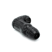 Kiotos Monstar 05 - Penis Sleeve - Penisverlenging - Met Ball Stretcher Opening - Diameter Ø 50 mm - Siliconen - Zwart