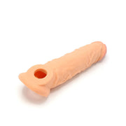 Kiotos - Penis Sleeve van 20 cm - Realistische sensatie - TPE - Lichte Huidskleur