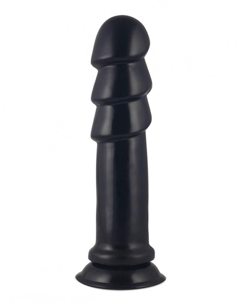 LoveToy - Anal Ripples - King Size Anaal Dildo - Zwart