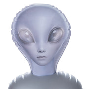 To Infinity - Opblaaspop Alien Vrouw met Drie Borsten - Zilver