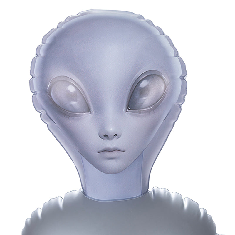 To Infinity - Opblaaspop Alien Vrouw met Drie Borsten - Zilver