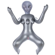 To Infinity - Opblaaspop Alien Vrouw met Drie Borsten - Zilver