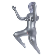 To Infinity - Opblaaspop Alien Vrouw met Drie Borsten - Zilver