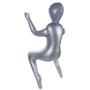 To Infinity - Opblaaspop Alien Vrouw met Drie Borsten - Zilver