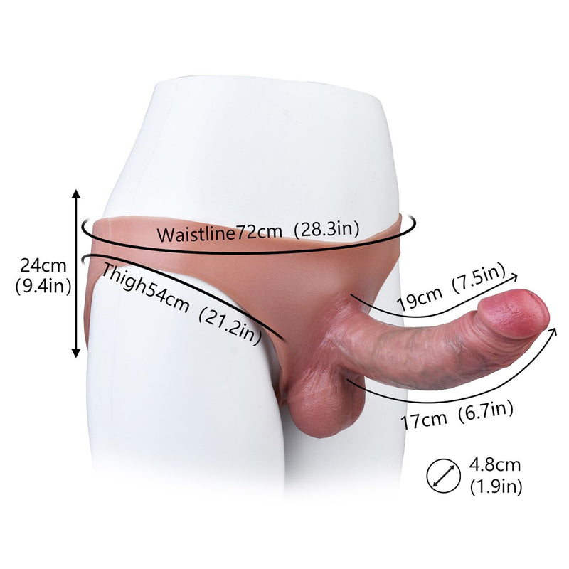Kiotos - Siliconen Slip - Mannelijk Onderlichaam met Penis
