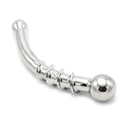 Kiotos - Curve Steel Dildo Twisted - Dildo met Ribbels - RVS
