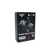 Kiotos - Spiderweb met hangende Spin - Tepelklemmen met ketting