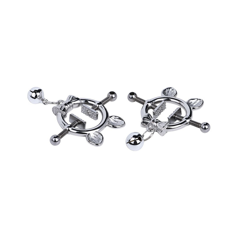 Kiotos - Kittenoortjes met Strik en Belletje - Tepelklemmen met ketting