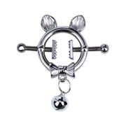 Kiotos - Kittenoortjes met Strik en Belletje - Tepelklemmen met ketting