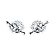 Kiotos - Flaming Skull - Tepelklemmen met ketting