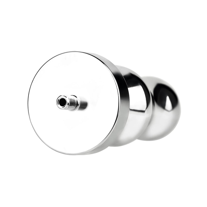 Kiotos - Holle Penisplug - Holle Dilator - Met Holle Geribbelde Buttplug - Ass Lock - RVS
