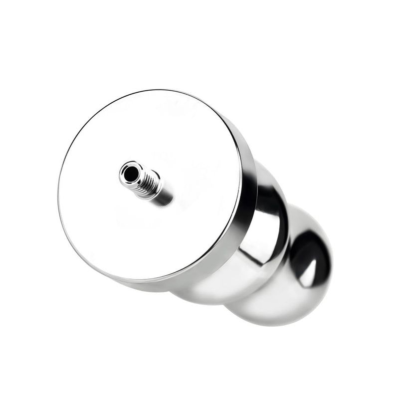 Kiotos - Holle Penisplug - Holle Dilator - Met Holle Geribbelde Buttplug - Ass Lock - RVS