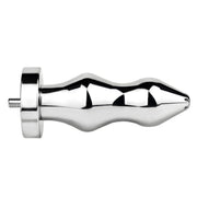 Kiotos - Holle Penisplug - Holle Dilator - Met Holle Geribbelde Buttplug - Ass Lock - RVS